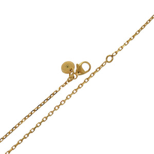 美品 エルメス アスドゥクール エースオブハート レザー メタル ブラウン Z刻印 茶 ネックレス 1758【中古】HERMES