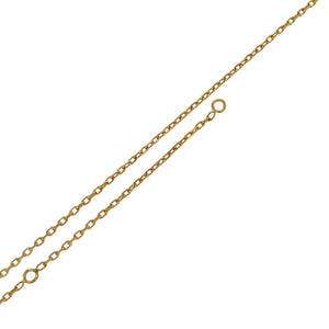 美品 エルメス アスドゥクール エースオブハート レザー メタル ブラウン Z刻印 茶 ネックレス 1758【中古】HERMES