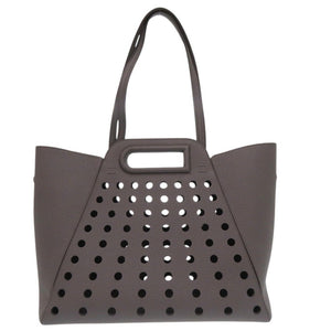 美品 デルボー 2WAY レアレス MM L' Airess トートバッグ AA0691AQY0AZGPA レザー ストーン 1764【中古】DELVAUX