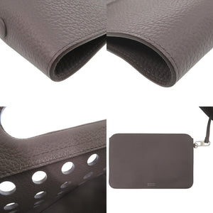 美品 デルボー 2WAY レアレス MM L' Airess トートバッグ AA0691AQY0AZGPA レザー ストーン 1764【中古】DELVAUX