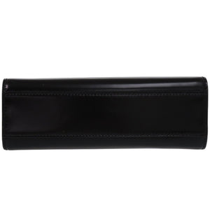 未使用品 バリー エンブレムスモール パレス 761346608116 パテントレザー キャンバス ブラック ゴールド金具 黒 トートバッグ 1790【中古】BALLY