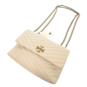 新品同様 トリーバーチ KIRA CHEVRON CONVERTIBLE レザー NEW CREAM ショルダーバッグ 1796【中古】Tory Burch