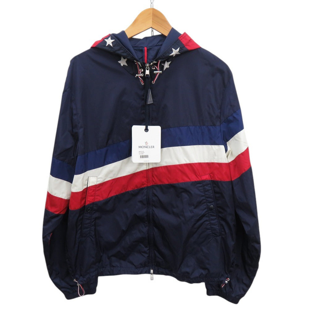 美品 モンクレール CAM GIUBBOTTO サイズ5 ナイロン ネイビー ナイロンジャケット 1802【中古】MONCLER