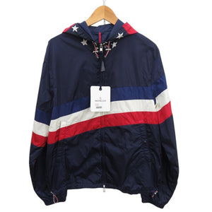 美品 モンクレール CAM GIUBBOTTO サイズ5 ナイロン ネイビー ナイロンジャケット 1802【中古】MONCLER