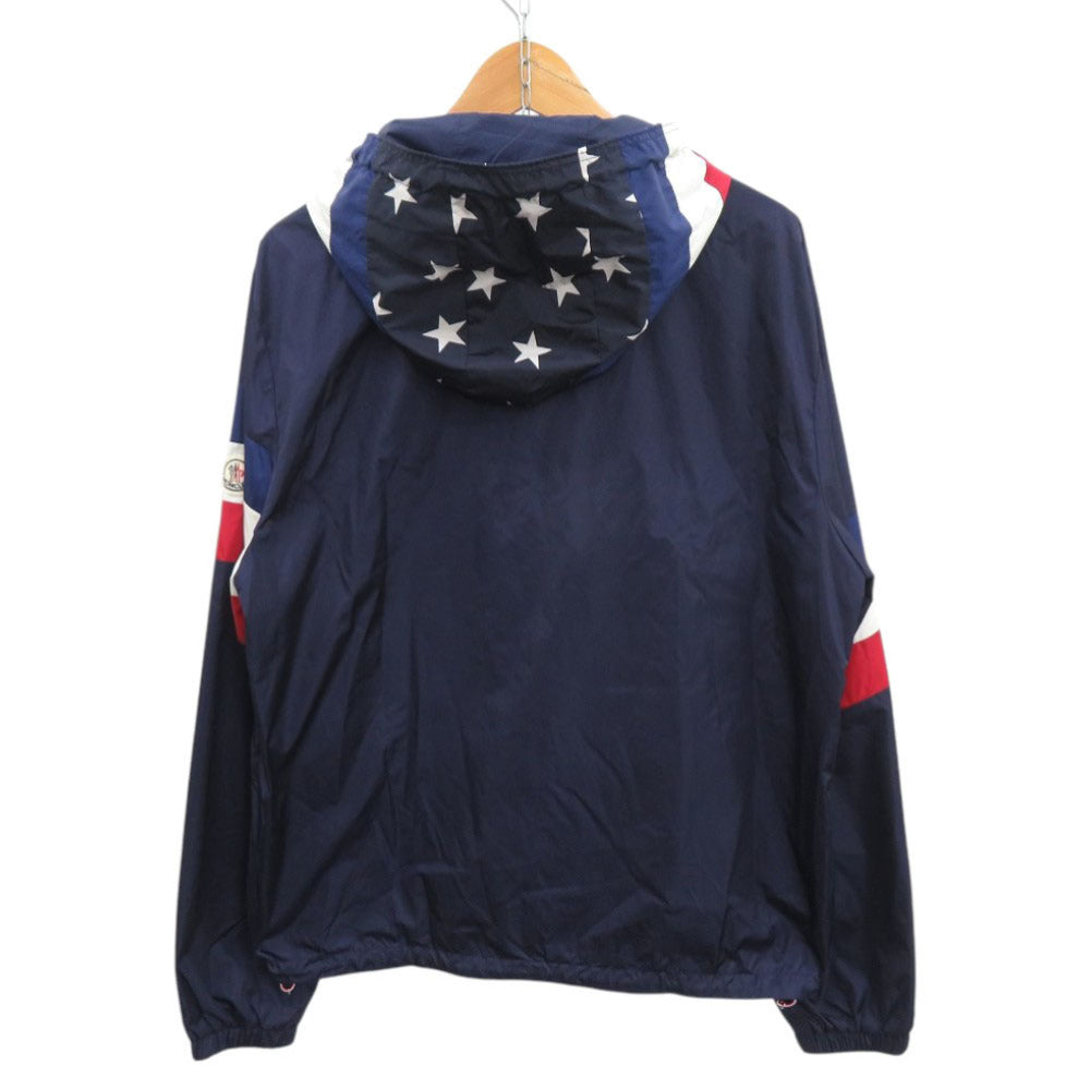 美品 モンクレール CAM GIUBBOTTO サイズ5 ナイロン ネイビー ナイロンジャケット 1802【中古】MONCLER