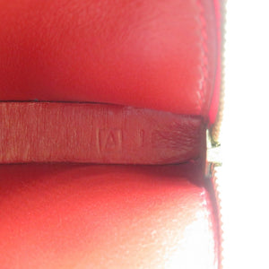 エルメス フルーツモチーフ レザー ゴールド金具 レッド ホワイト コインケース 小銭入れ 1813【中古】HERMES