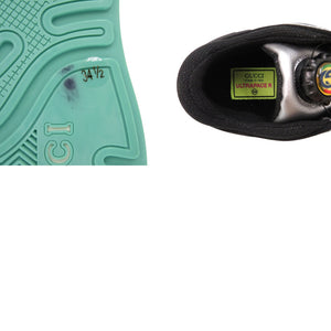 未使用品 グッチ ウルトラペースR インターロッキングG A3811239 ファブリック ブラック 黒 スニーカー 1868【中古】GUCCI