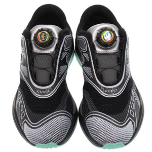 未使用品 グッチ ウルトラペースR インターロッキングG A3811239 ファブリック ブラック 黒 スニーカー 1868【中古】GUCCI