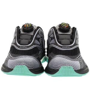 未使用品 グッチ ウルトラペースR インターロッキングG A3811239 ファブリック ブラック 黒 スニーカー 1868【中古】GUCCI