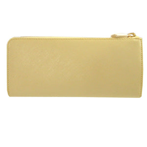 未使用 フルラ 732069 レザー イエロー 黄 L字ファスナー長財布 財布 1871【中古】FURLA