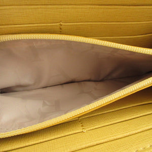 未使用 フルラ 732069 レザー イエロー 黄 L字ファスナー長財布 財布 1871【中古】FURLA