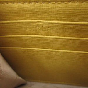 未使用 フルラ 732069 レザー イエロー 黄 L字ファスナー長財布 財布 1871【中古】FURLA