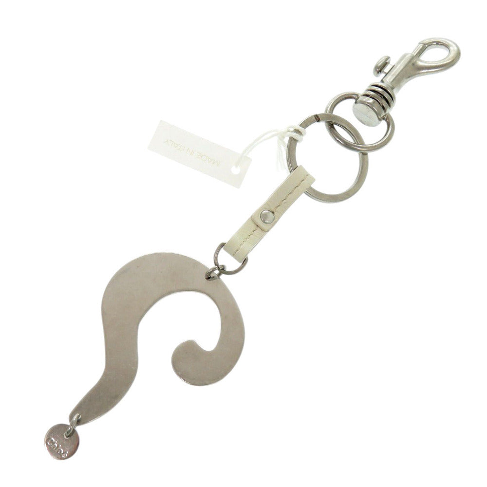 美品 クロエ キーリング クエスチョン チャーム キーホルダー メタル/メタル オレンジ 1874【中古】Chloe