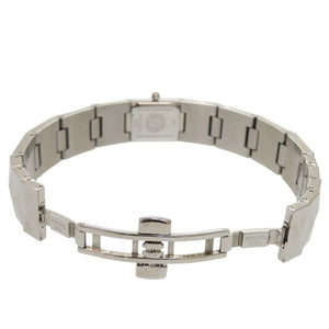 フェンディ ピラミッド 4250L SS ブラック シルバー クオーツ 腕時計 黒文字盤 1897【中古】FENDI