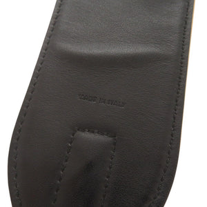 美品 フェンディ × FILA フィラ レザー ブラック ショルダーストラップ 黒 1900【中古】FENDI