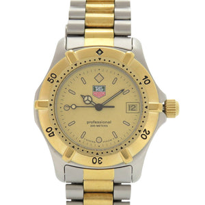 タグホイヤー 964.013R プロフェッショナル 200m SS ゴールド クオーツ 腕時計 1907【中古】TAG HEUER