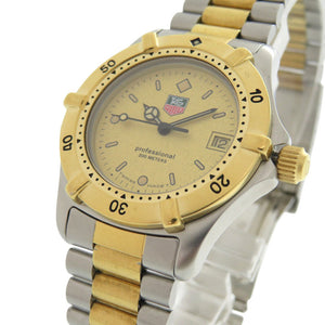 タグホイヤー 964.013R プロフェッショナル 200m SS ゴールド クオーツ 腕時計 1907【中古】TAG HEUER