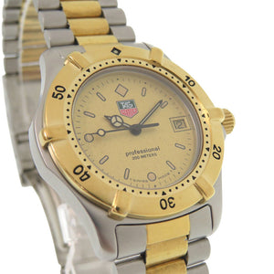 タグホイヤー 964.013R プロフェッショナル 200m SS ゴールド クオーツ 腕時計 1907【中古】TAG HEUER
