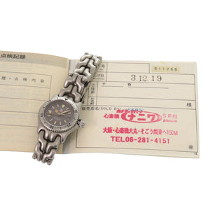 美品 タグホイヤー S99.215 プロフェッショナル200m SS グレー クオーツ 腕時計 1908【中古】TAG HEUER