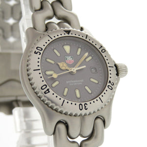 美品 タグホイヤー S99.215 プロフェッショナル200m SS グレー クオーツ 腕時計 1908【中古】TAG HEUER