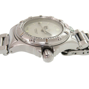 美品 タグホイヤー 999.708 プロフェッショナル200m SS クリーム シルバー クオーツ 腕時計 1909【中古】TAG HEUER