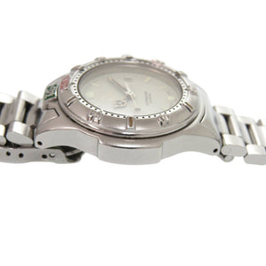 美品 タグホイヤー 999.708 プロフェッショナル200m SS クリーム シルバー クオーツ 腕時計 1909【中古】TAG HEUER