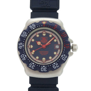 美品 タグホイヤー フォーミュラ1 370.508 SS ラバー ネイビー クオーツ 腕時計 1911【中古】TAG HEUER