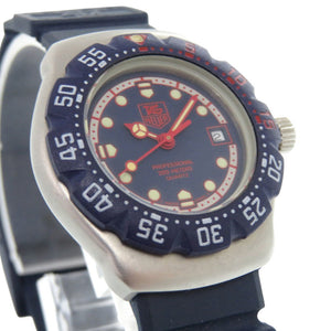 美品 タグホイヤー フォーミュラ1 370.508 SS ラバー ネイビー クオーツ 腕時計 1911【中古】TAG HEUER