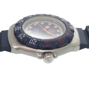 美品 タグホイヤー フォーミュラ1 370.508 SS ラバー ネイビー クオーツ 腕時計 1911【中古】TAG HEUER