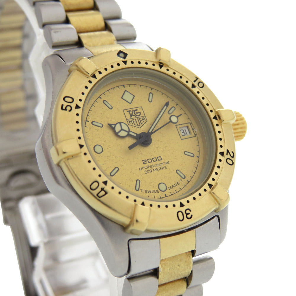 美品 タグホイヤー プロフェッショナル 964.008 SS GP ゴールド クオーツ 腕時計 1912【中古】TAG HEUER