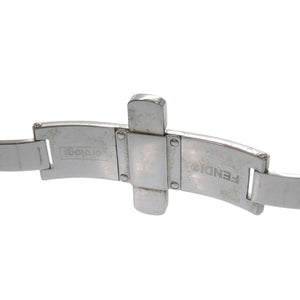 美品 フェンディ クラシコ 7000G SS ネイビー シルバー クオーツ 腕時計 1914【中古】FENDI