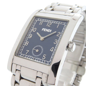 美品 フェンディ クラシコ 7000G SS ネイビー シルバー クオーツ 腕時計 1914【中古】FENDI