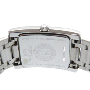 美品 フェンディ クラシコ 7000G SS ネイビー シルバー クオーツ 腕時計 1914【中古】FENDI