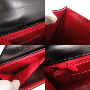 美品 ルイ ヴィトン アテネ オペラ M63902 レザー ブラック ハンドバッグ 黒 LV 1919【中古】LOUIS VUITTON