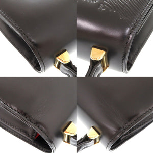 美品 ルイ ヴィトン アテネ オペラ M63902 レザー ブラック ハンドバッグ 黒 LV 1919【中古】LOUIS VUITTON