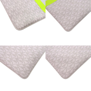 未使用品 マイケルコース MKシグネチャー ネオンストライプ 32T9LF9M3B PVC ホワイト 白 クラッチバッグ 1926【中古】Michael Kors