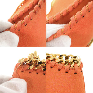 美品 ステラマッカートニー ファラベラ ラフィア ミディアム トート オレンジ ベージュ トートバッグ 0018【中古】Stella McCartney