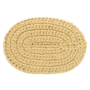 美品 ステラマッカートニー ファラベラ ラフィア ミディアム トート オレンジ ベージュ トートバッグ 0018【中古】Stella McCartney