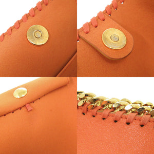 美品 ステラマッカートニー ファラベラ ラフィア ミディアム トート オレンジ ベージュ トートバッグ 0018【中古】Stella McCartney