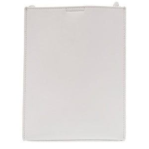 美品 ジルサンダー TANGLE SM タングル スモール JSPQ850173 レザー ホワイト ショルダーバッグ 白 0019【中古】JIL SANDER