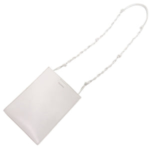美品 ジルサンダー TANGLE SM タングル スモール JSPQ850173 レザー ホワイト ショルダーバッグ 白 0019【中古】JIL SANDER