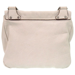 ハンティングワールド 071101 カーフ レザー アイボリー シルバー金具 白 ショルダーバッグ 0022【中古】HUNTING WORLD