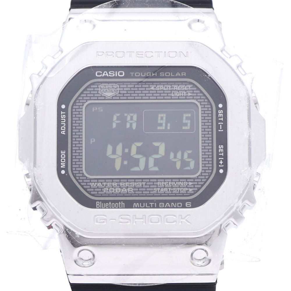 未使用 カシオ G-SHOCK タフソーラー電波 Bluetooth GMW-B5000-1JF 腕時計 SS/ラバー ブラック 黒 0030【中古】CASIO メンズ