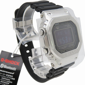 未使用 カシオ G-SHOCK タフソーラー電波 Bluetooth GMW-B5000-1JF 腕時計 SS/ラバー ブラック 黒 0030【中古】CASIO メンズ