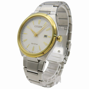 美品 シチズン エコドライブ ソーラー電波 J810-S090687 腕時計 SS シルバー/ゴールド 0031【中古】CITIZEN メンズ