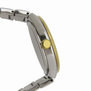 美品 シチズン エコドライブ ソーラー電波 J810-S090687 腕時計 SS シルバー/ゴールド 0031【中古】CITIZEN メンズ