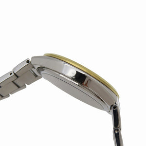 美品 シチズン エコドライブ ソーラー電波 J810-S090687 腕時計 SS シルバー/ゴールド 0031【中古】CITIZEN メンズ