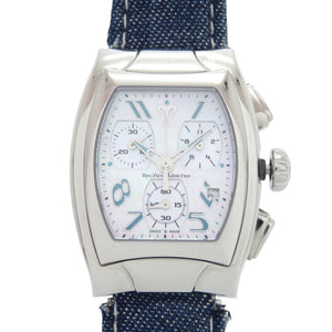 新品同様 テクノマリーン SS ホワイト デニム クオーツ 腕時計 0036【中古】Techno Marine