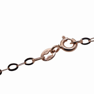 新品同様 天然ローズクォーツ 11.0ct K18PG 4.7g ネックレス ピンクゴールド アクセサリー 0043【中古】レディース