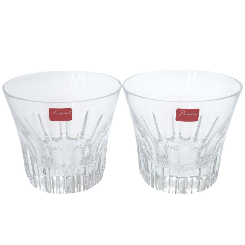 未使用 バカラ ペアグラス クリスタル クリア 0065【中古】Baccarat
